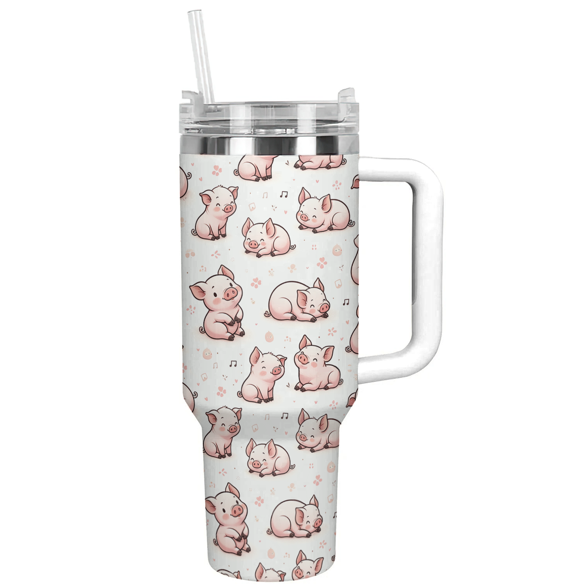 Pig Shineful™ Tumbler 40 Oz Cute Vq03 40Oz