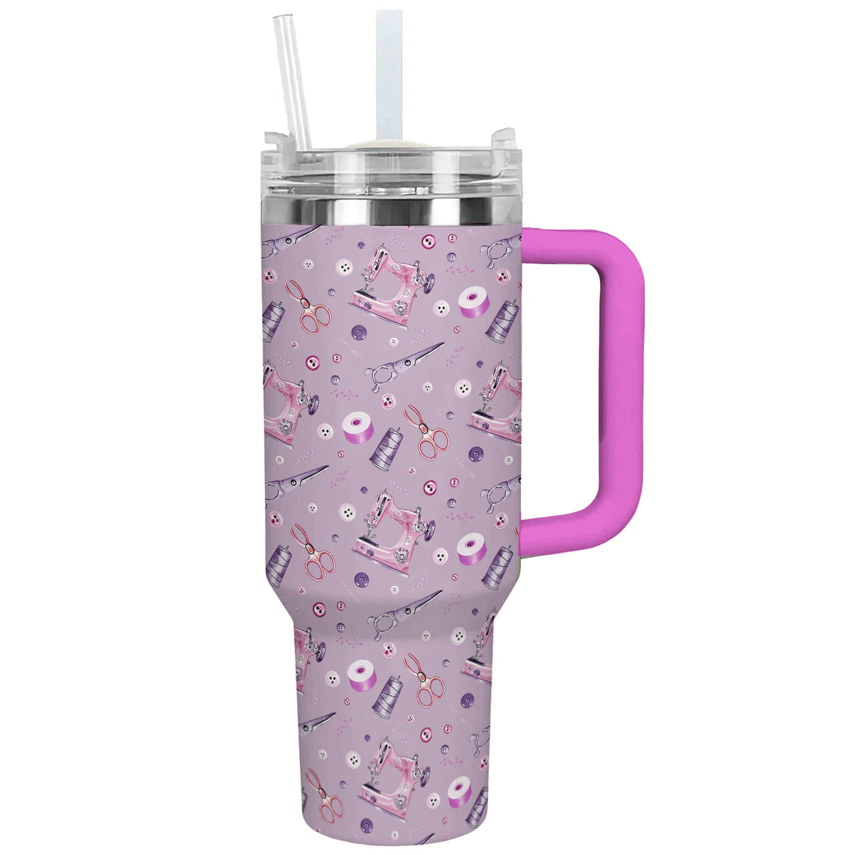 Shineful Tumbler Purple Sewing Kit Pattern Design