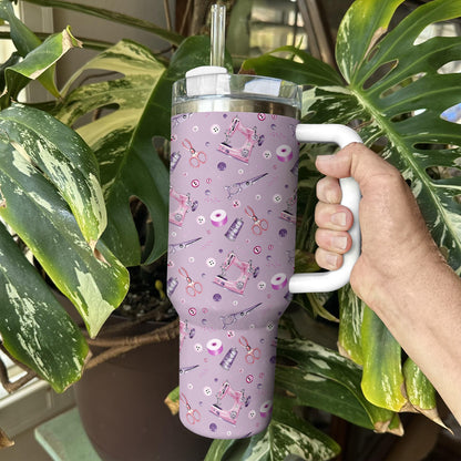 Shineful Tumbler Purple Sewing Kit Pattern Design