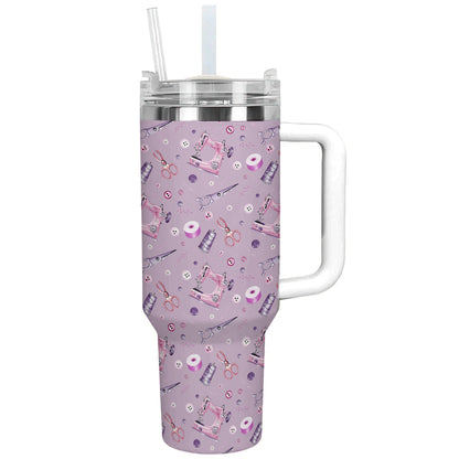 Shineful Tumbler Purple Sewing Kit Pattern Design