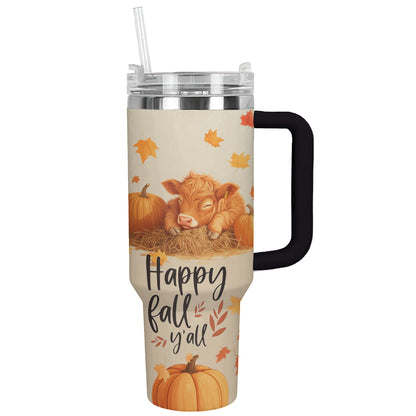 Shineful Tumbler Happy Autumn Baby Cow