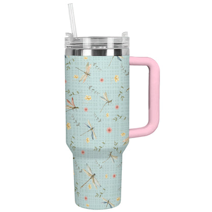 Shineful Tumbler A Dreamy Dragonfly Garden