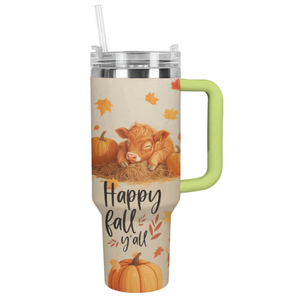 Shineful Tumbler Happy Autumn Baby Cow