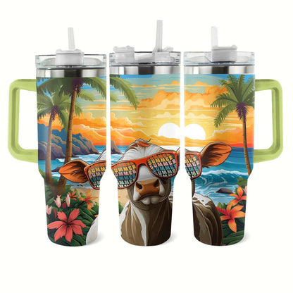 Shineful Tumbler Fancy Cow's On Vacation