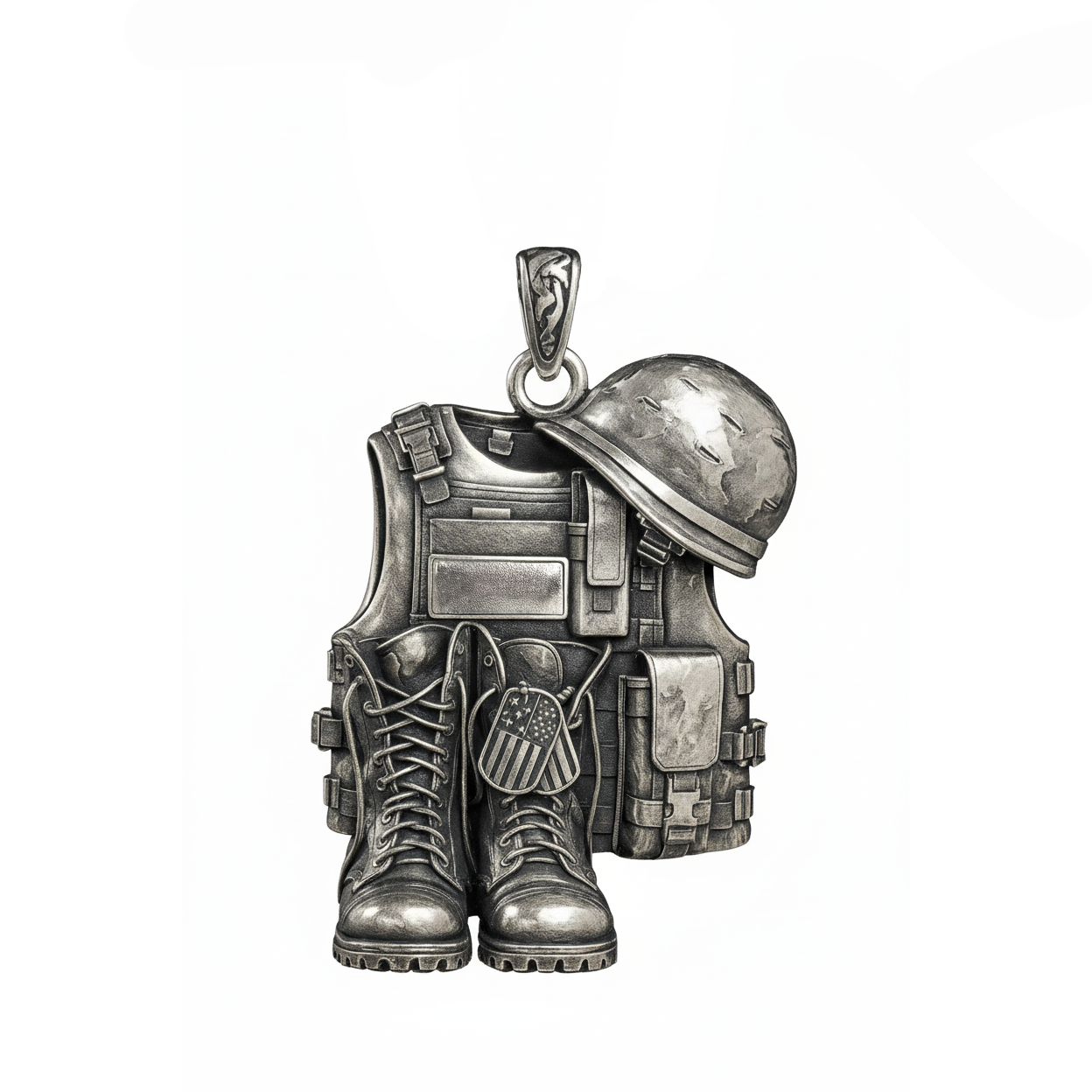 Shineful Pendent Battlefield Tribute Veteran - No Chain