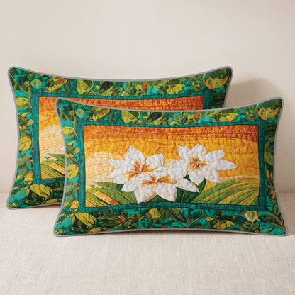 Shineful Quilt 3-Piece Set Island Lily