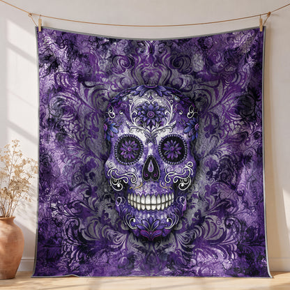 Shineful Quilt 3-Piece Set Gorgeous Mandala Skull