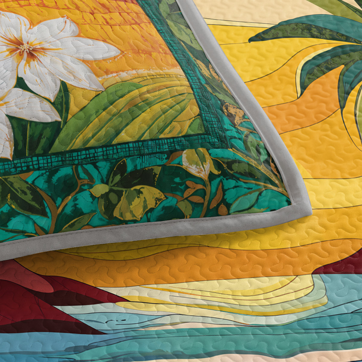 Shineful Quilt 3-Piece Set Island Lily