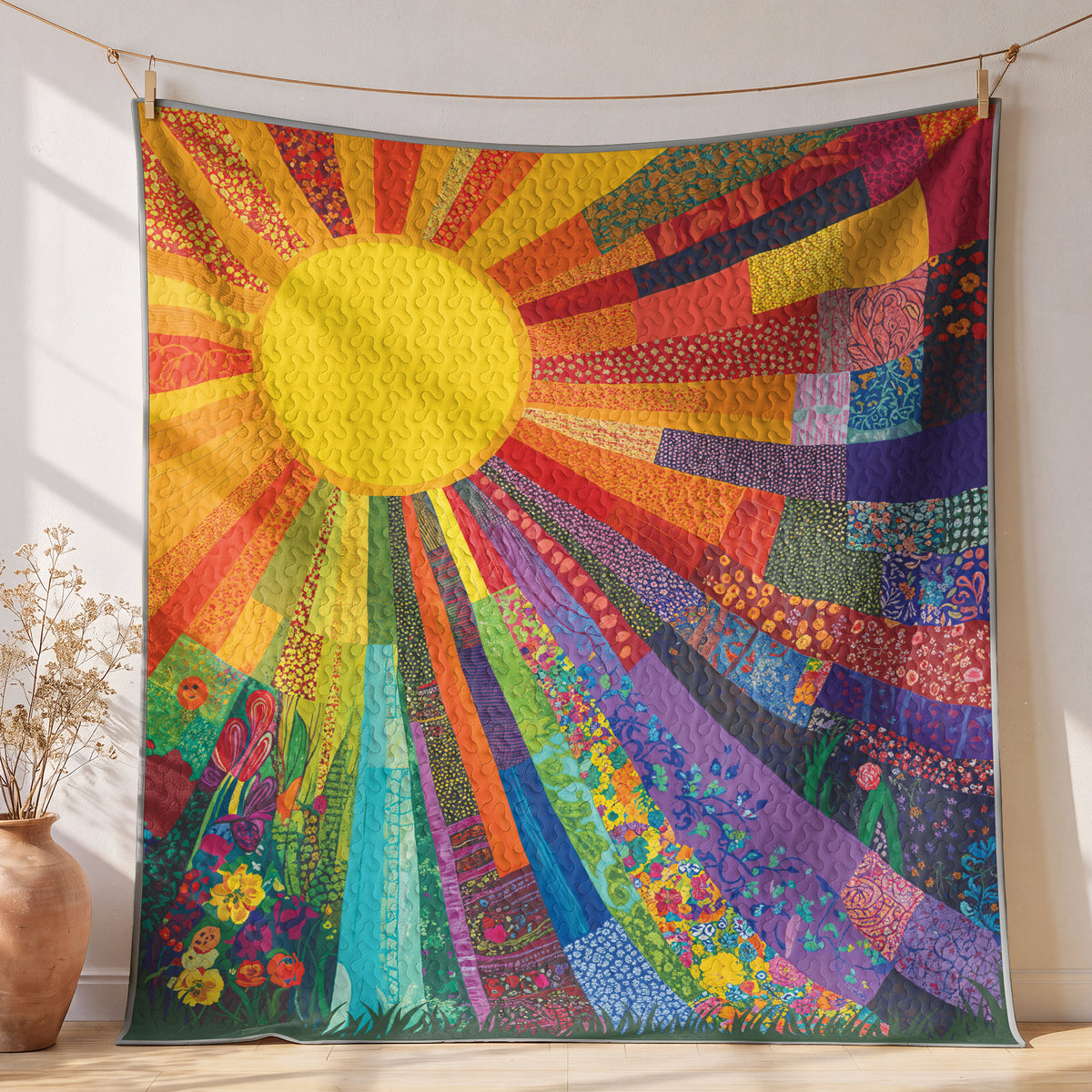 Shineful Quilt 3-Piece Set Sunshine Radiance