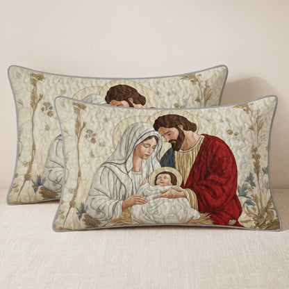 Shineful Quilt 3-Piece Set Nativity Blessing