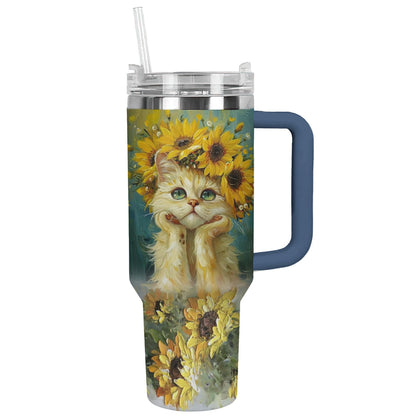 Shineful Tumbler Feline Sunburst