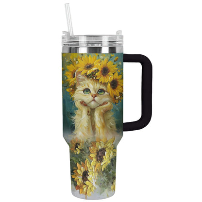 Shineful Tumbler Feline Sunburst