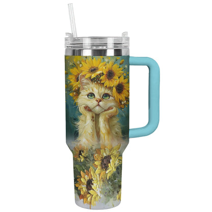 Shineful Tumbler Feline Sunburst