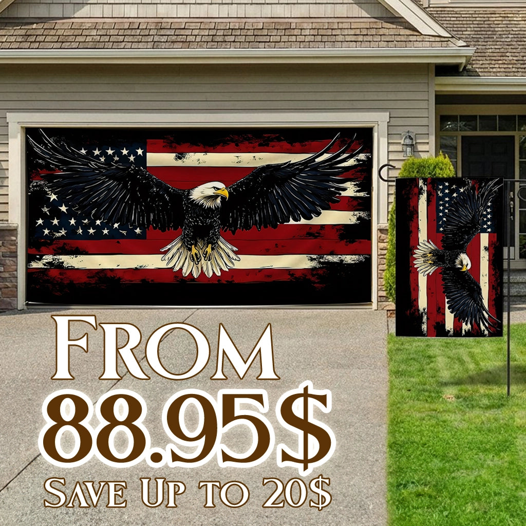Shineful Bundle Garage and Garden Flag - Still Flying Free