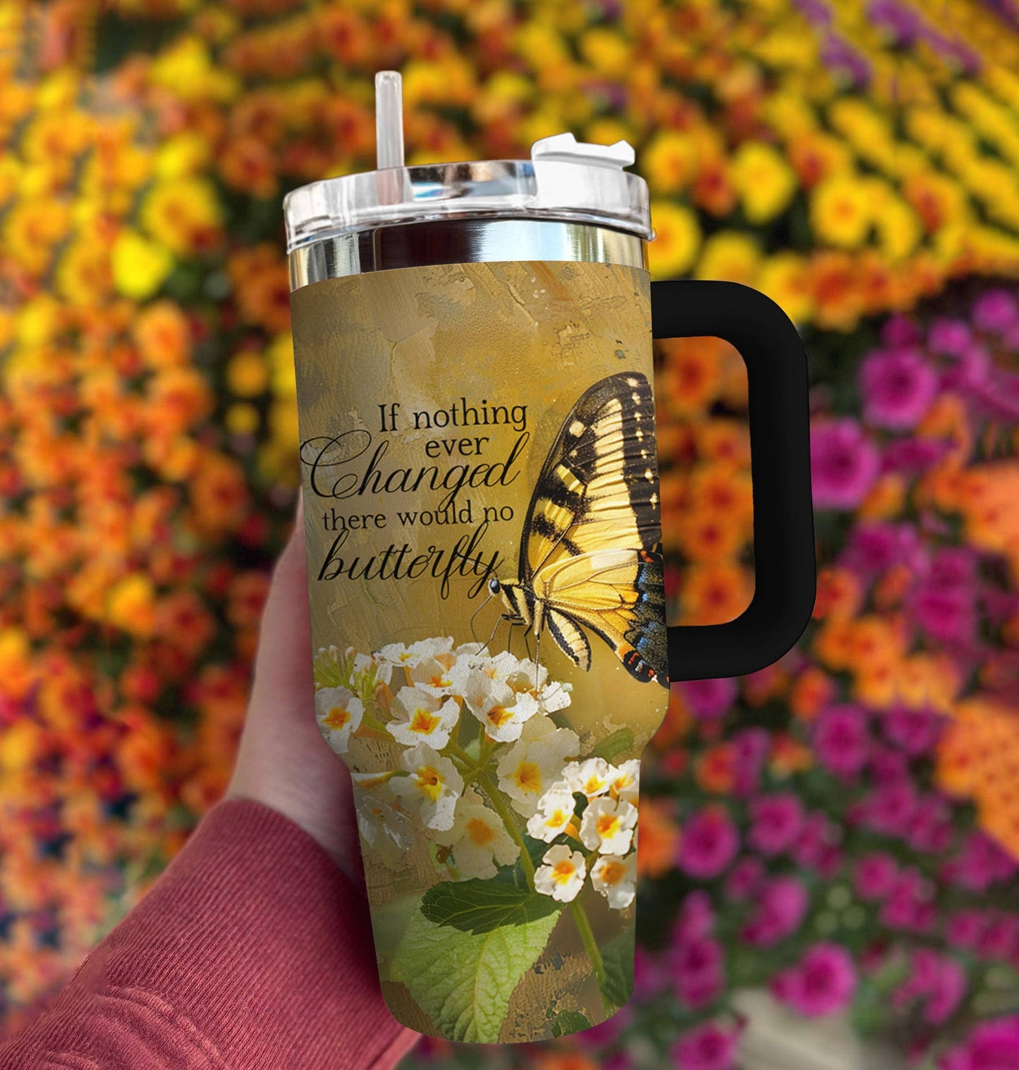 Shineful Tumbler Butterfly Quote