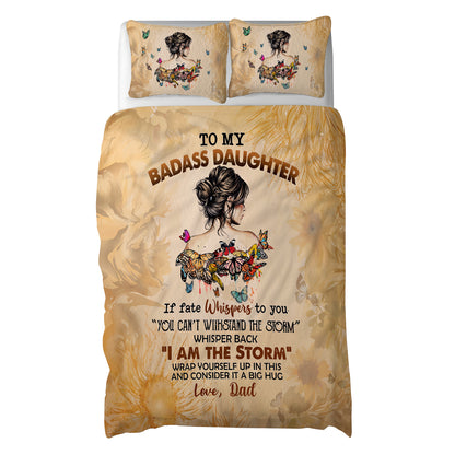 Shineful To my Daughter All Season Quilt 3-Piece Set