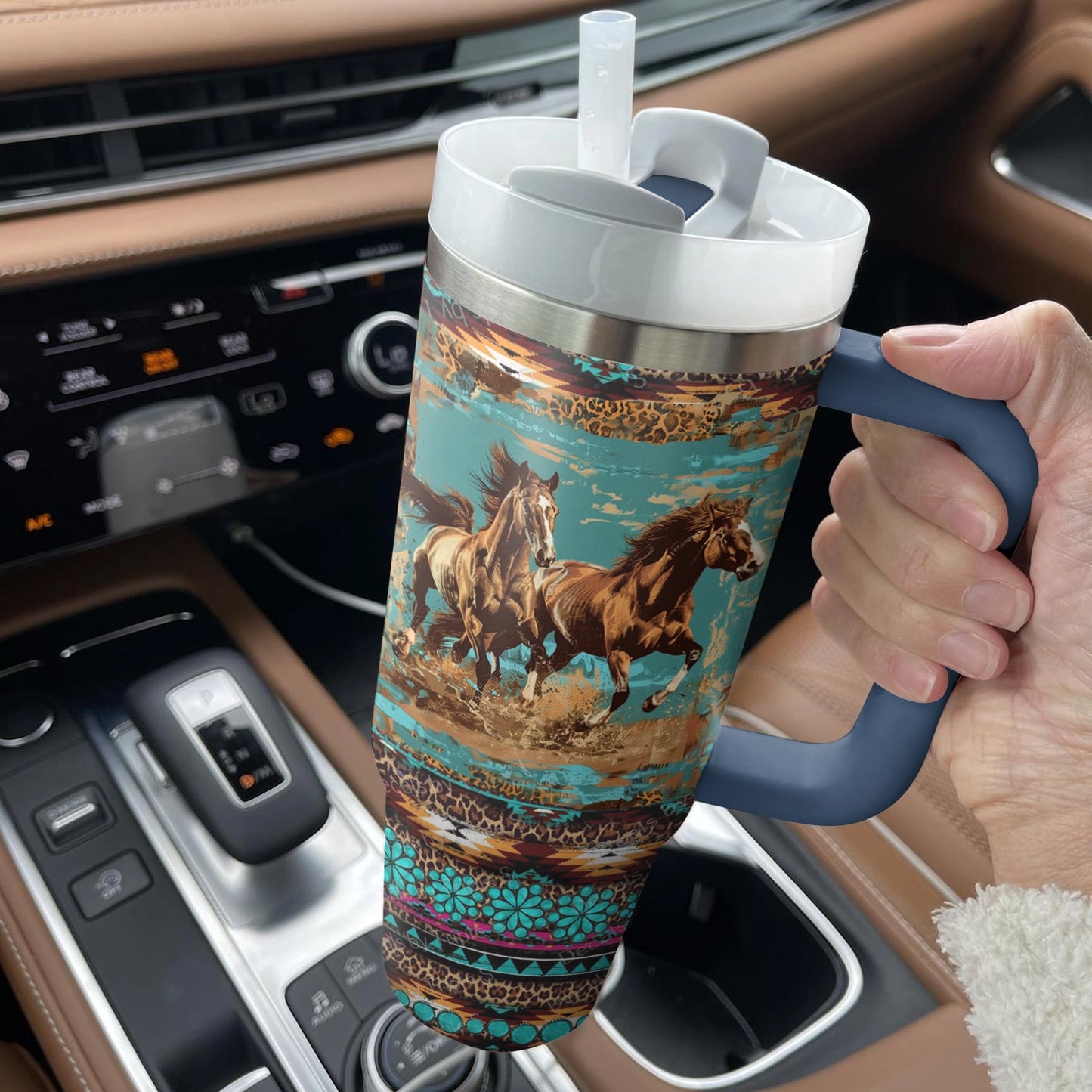 Shineful Tumbler Horse Running Wild