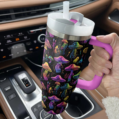 Shineful Tumbler Hippie Colorful Mushroom Vibes