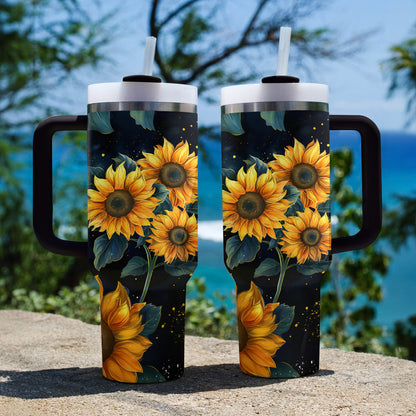 Shineful Tumbler Beautiful Sunflower