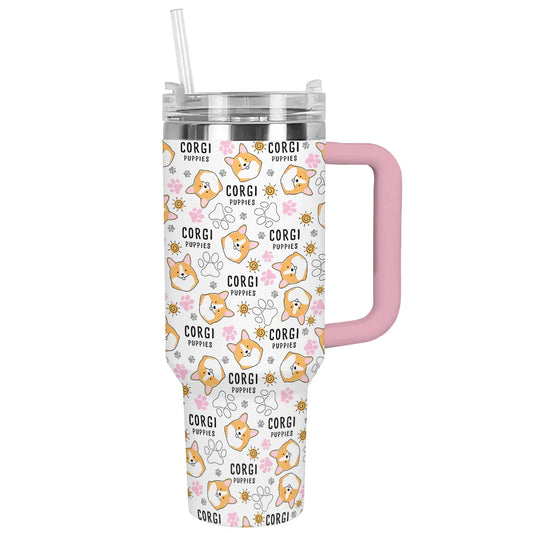 Shineful Tumbler Sunny Corgi Sips