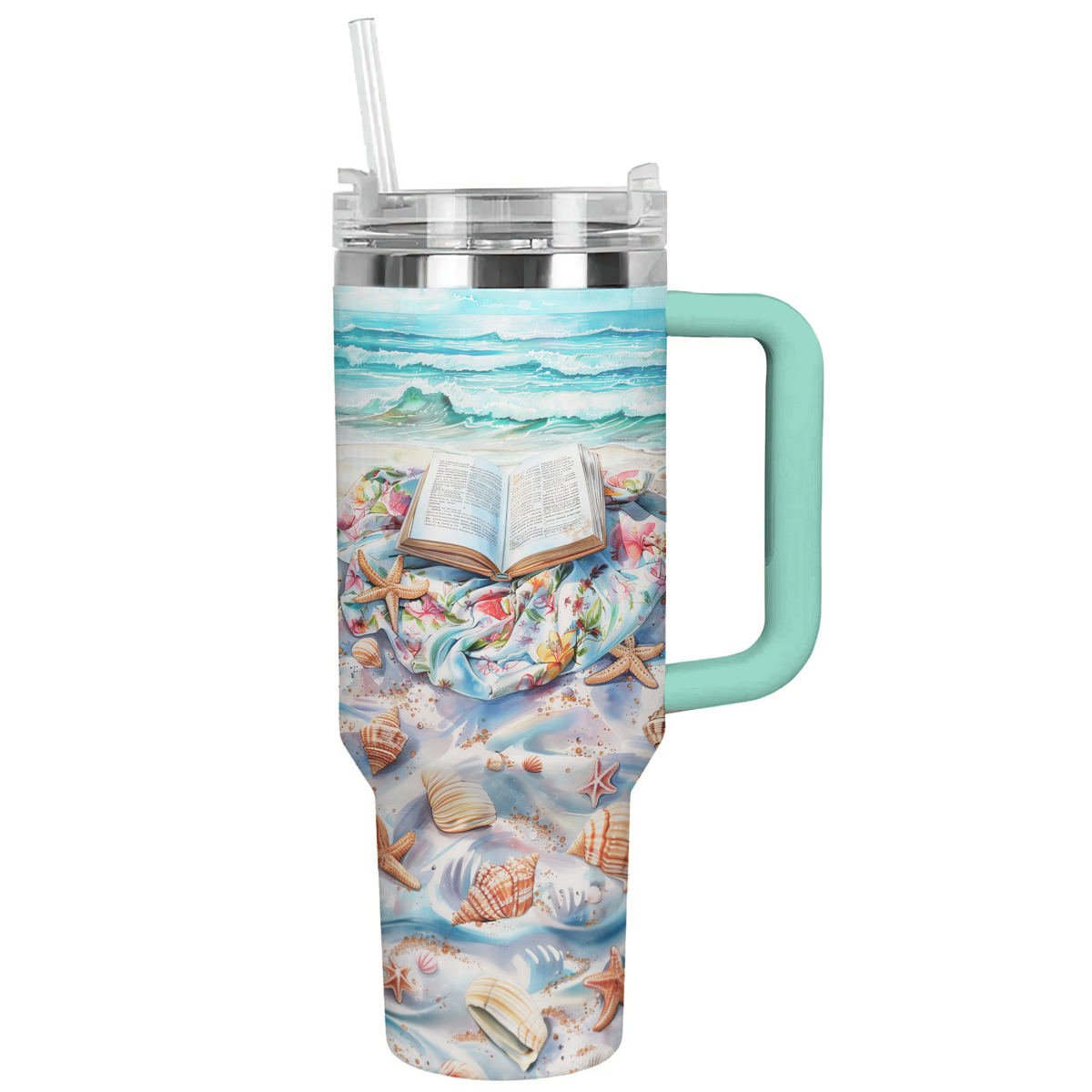 Shineful Tumbler Relaxing Floral Reads