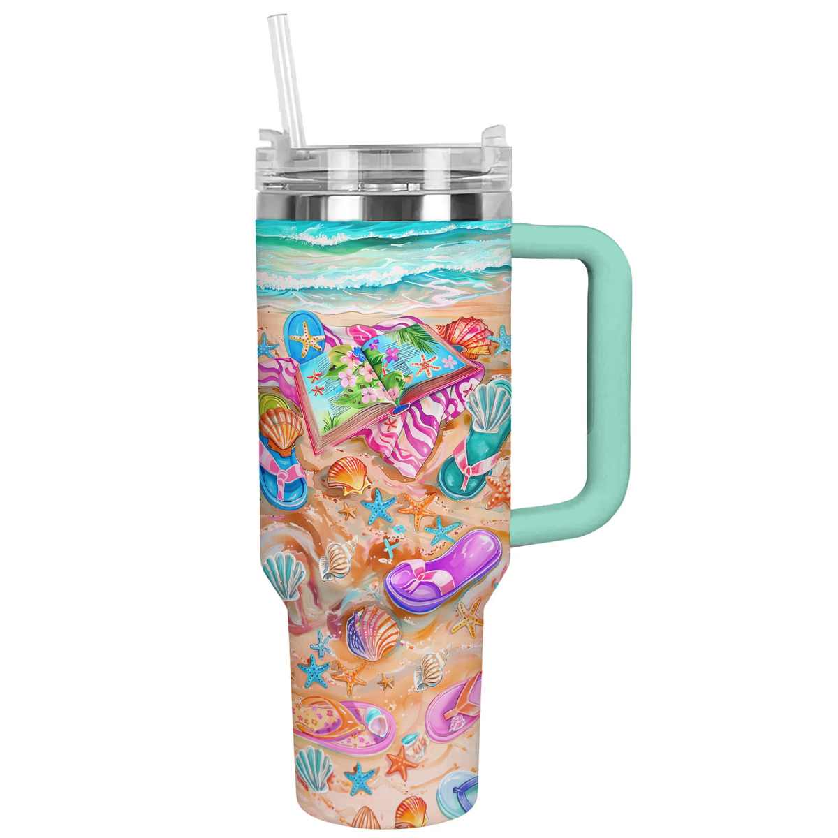 Shineful Tumbler Joyful Beachside Escape