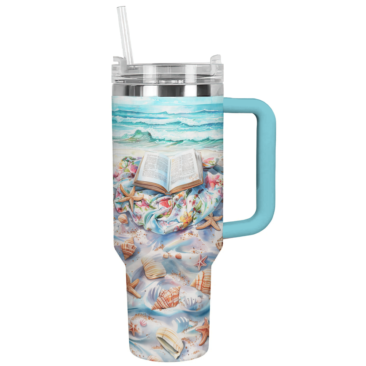 Shineful Tumbler Relaxing Floral Reads
