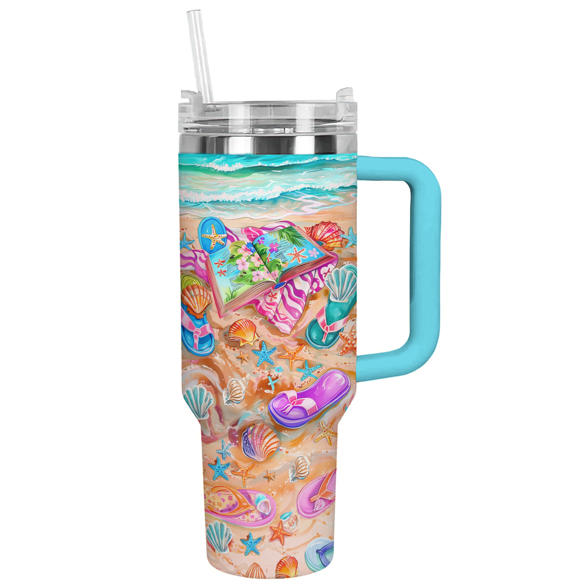 Shineful Tumbler Joyful Beachside Escape