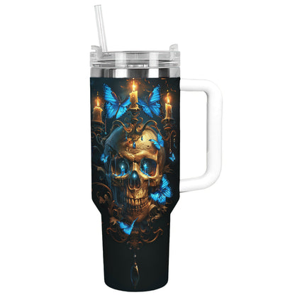 Shineful Tumbler Ethereal Skull Symphony