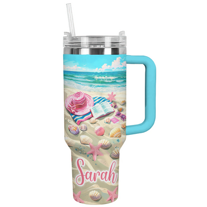Shineful Personalized Tumbler Beach Reads Day