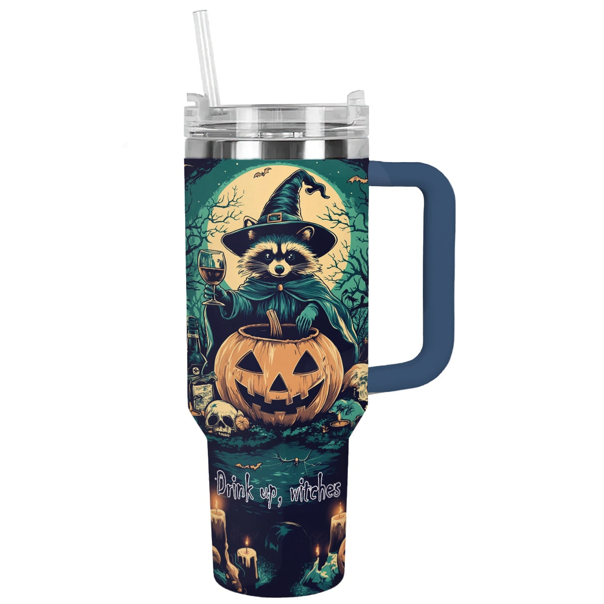 Shineful Tumbler Raccoon Witches Brew