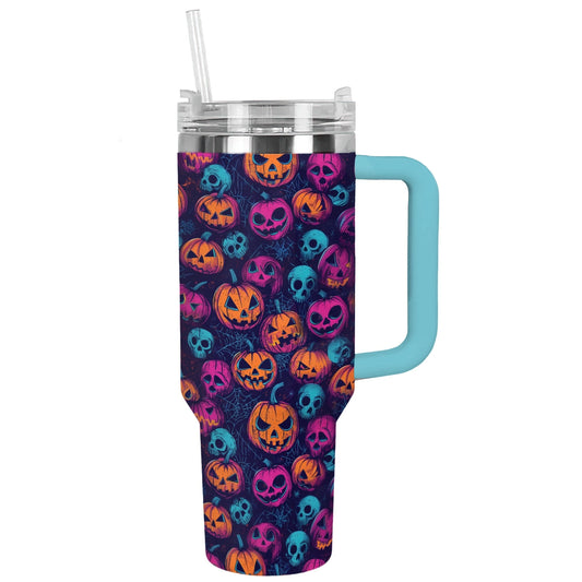 Shineful Tumbler Neon Jack-O-Lantern Glow