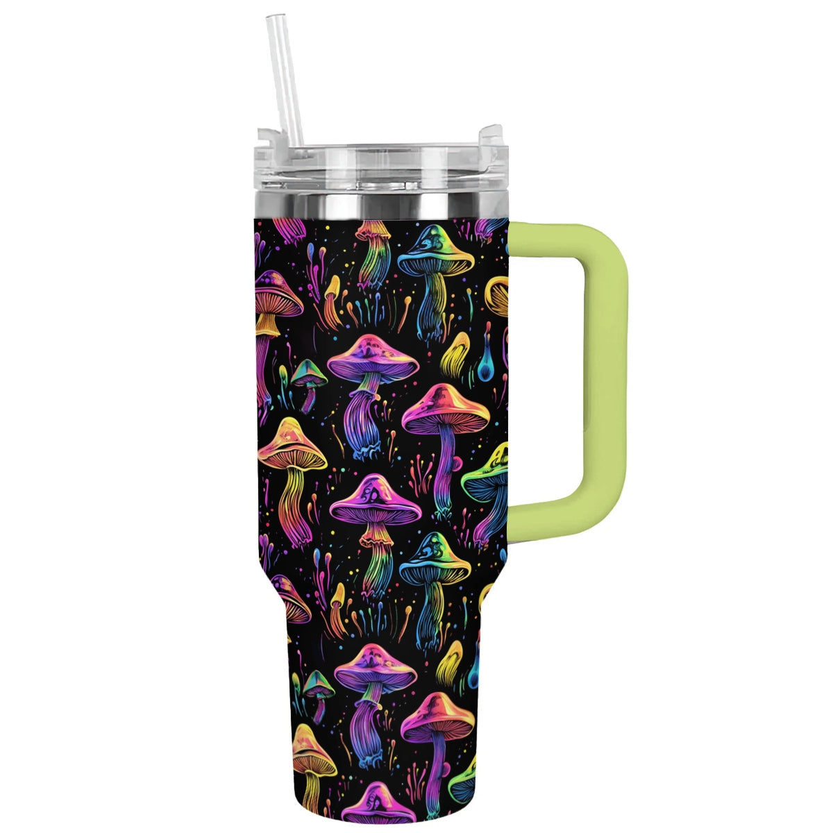 Shineful Tumbler Hippie Colorful Mushroom Vibes