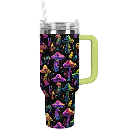 Shineful Tumbler Hippie Colorful Mushroom Vibes