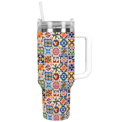 Shineful Tumbler Delight Colorful Quilting Blocks
