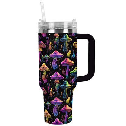 Shineful Tumbler Hippie Colorful Mushroom Vibes