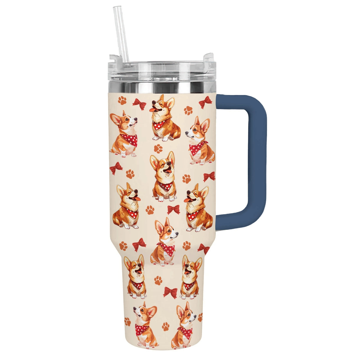 Shineful Tumbler Bow Joy Corgi