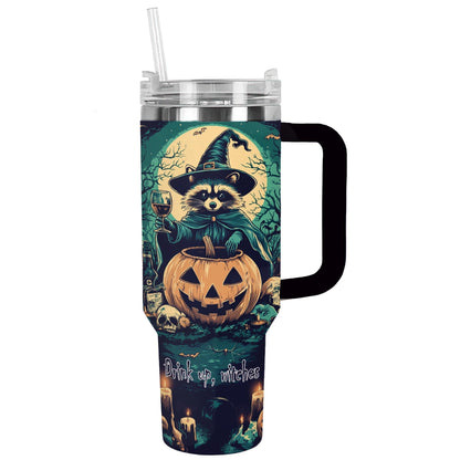 Shineful Tumbler Raccoon Witches Brew