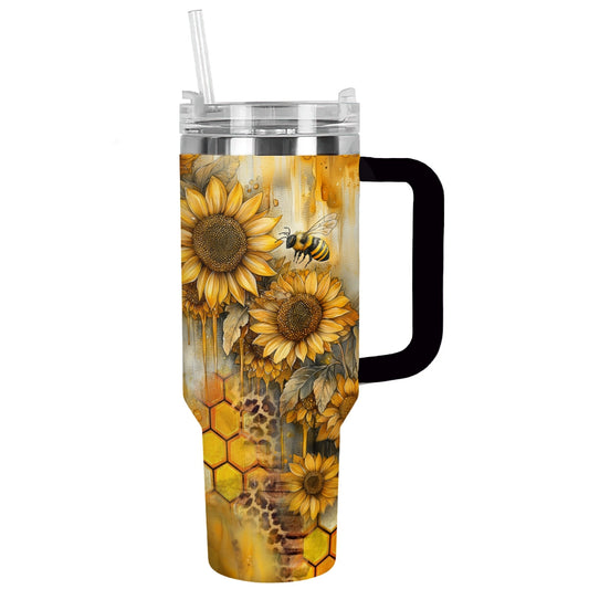Shineful Tumbler Golden Sunflower Bliss