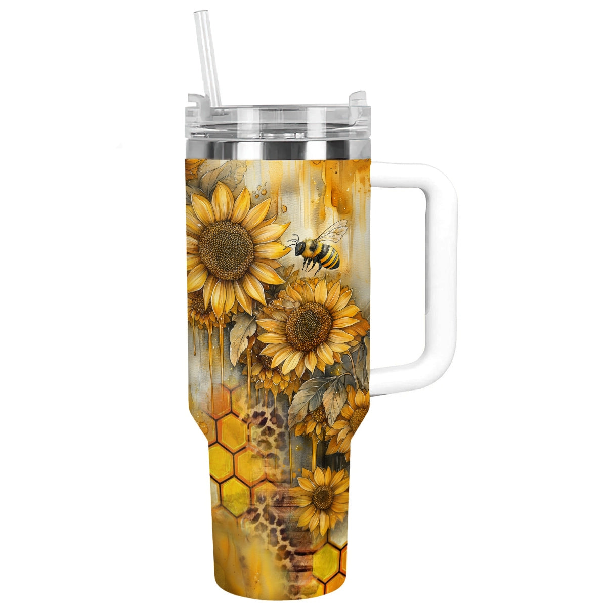 Shineful Tumbler Golden Sunflower Bliss