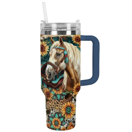 Shineful Tumbler Wildflower Horse