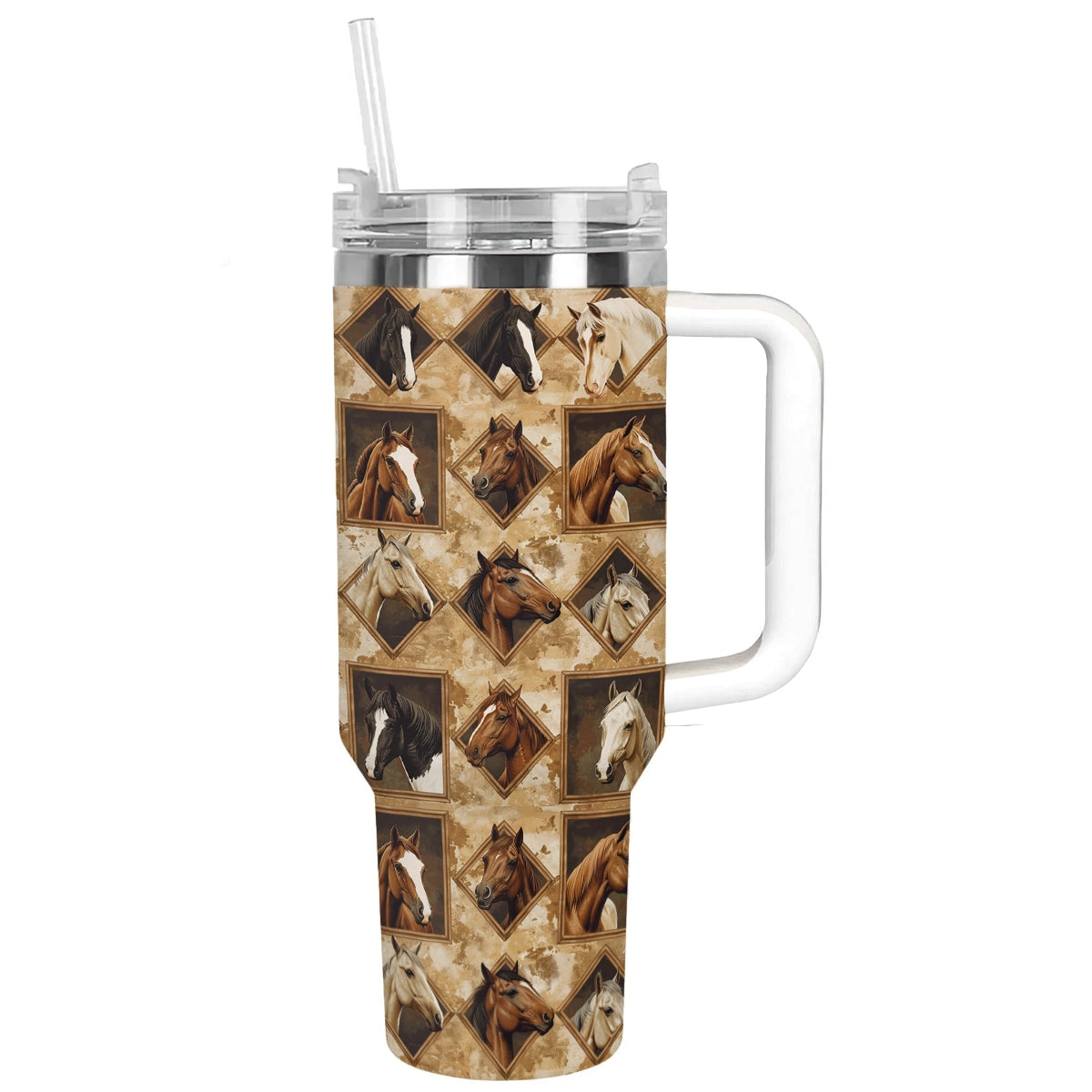 Shineful Tumbler Horse Portraits