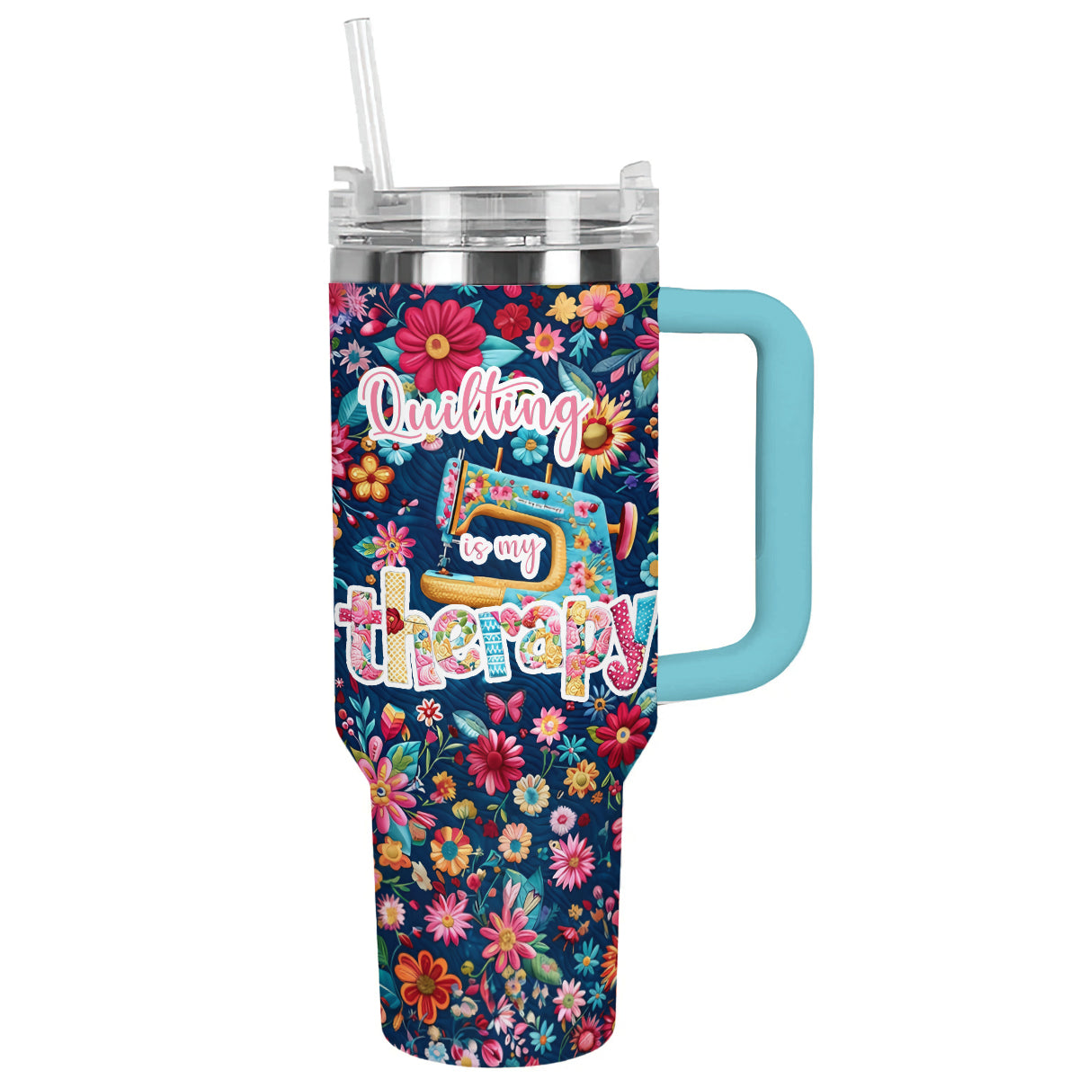 Shineful Tumbler Colorful Fabric Quilt