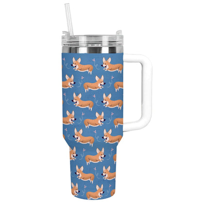 Shineful Tumbler Naughty Corgis