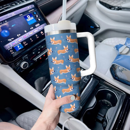 Shineful Tumbler Naughty Corgis