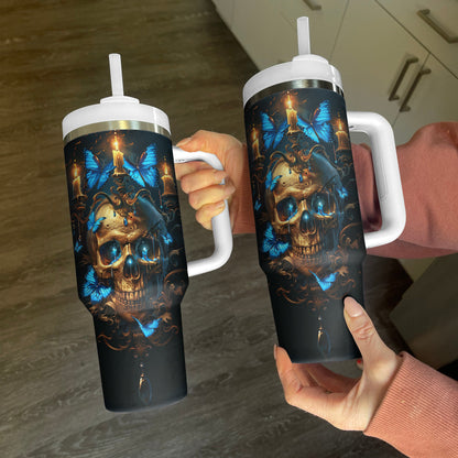Shineful Tumbler Ethereal Skull Symphony