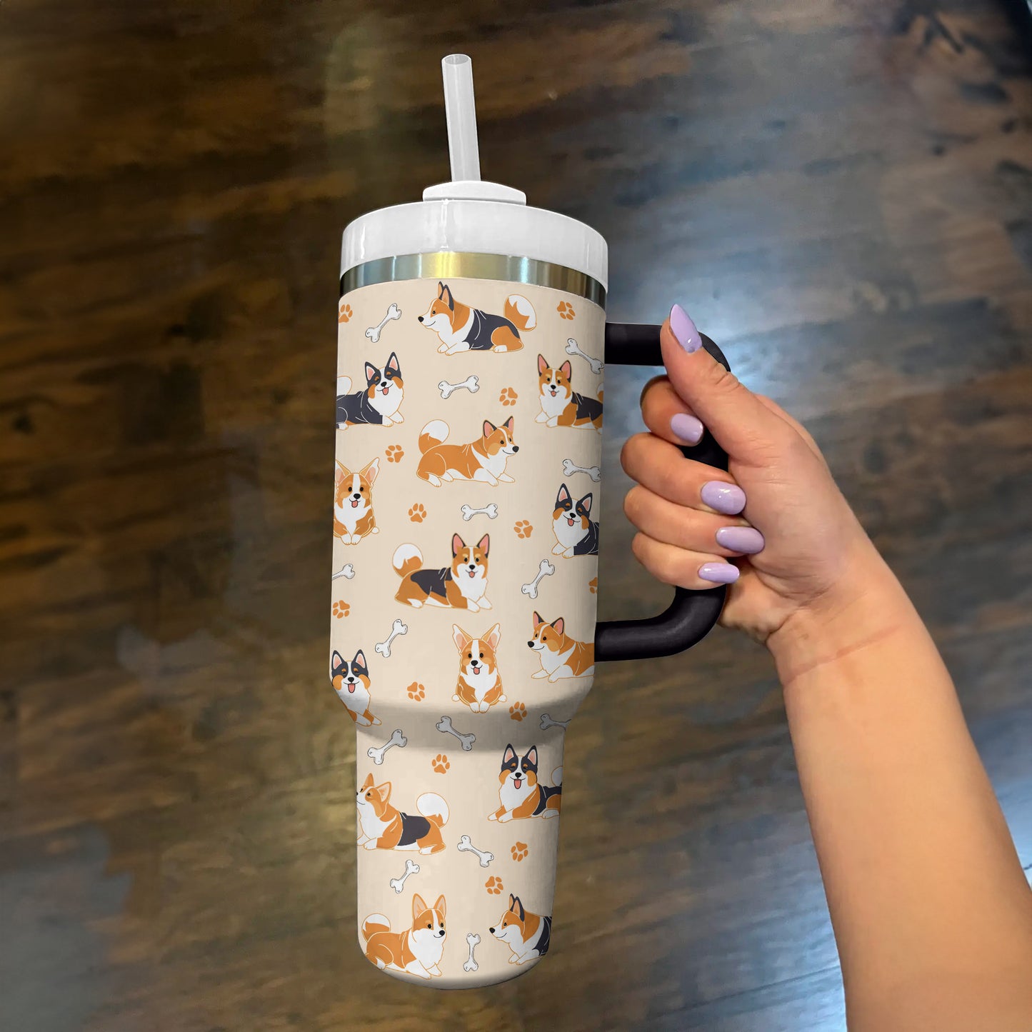 Shineful Tumbler Delight Corgi
