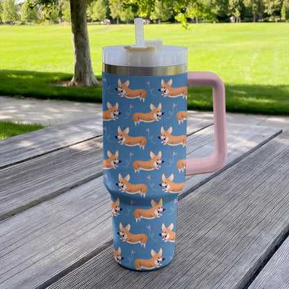Shineful Tumbler Naughty Corgis