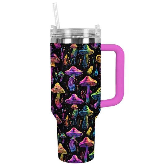 Shineful Tumbler Hippie Colorful Mushroom Vibes