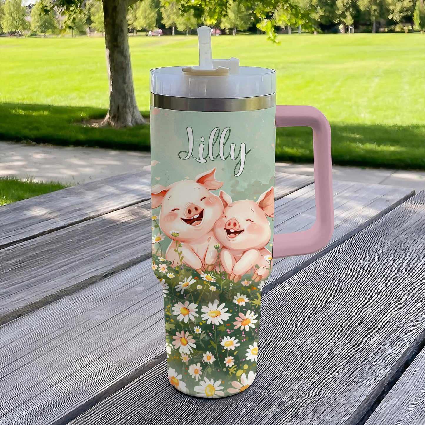 Shineful Tumbler Daisy Piglet